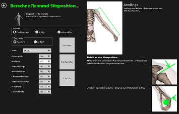 SPA4U-Rennrad - Dateneingabe SPA4U-Rennrad - Dateneingabe